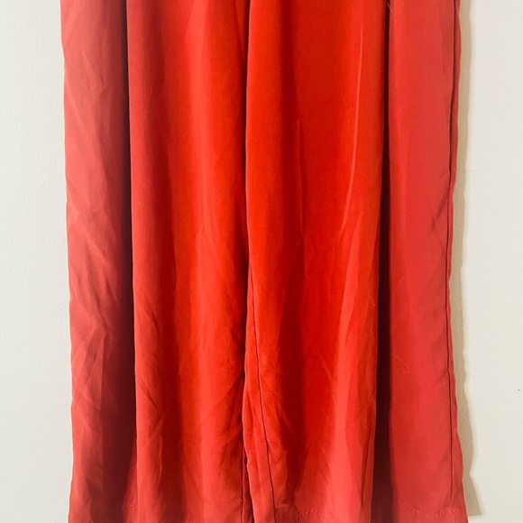 Zara Scarlet A-Line Pants with Button Detail - Picture 5 of 9